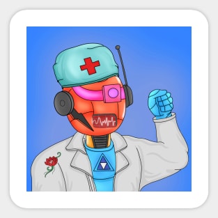 Robo-doc Sticker